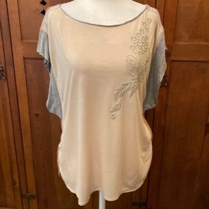 Anthropologie Tiny brand embroidered top